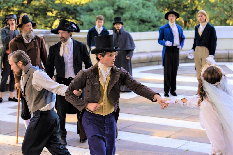 Casey taken away, 2 Hudson Classical Theater--The Count of Monte Cristo