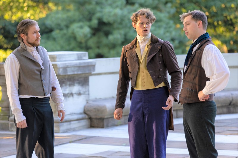 Casey with James and Tristan Hudson Classical Theater--The Count of Monte Cristo