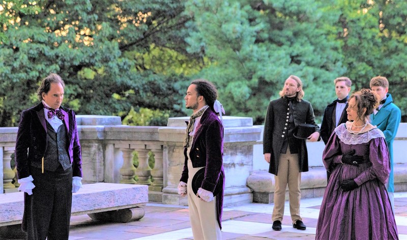 NMS with Andre and family Hudson Classical Theater--The Count of Monte Cristo