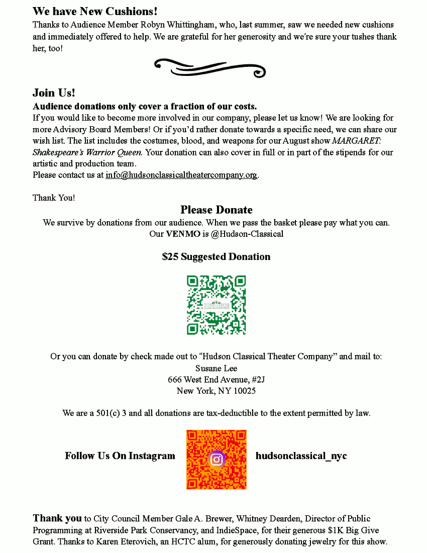 Margaret 2003 Program (page 4)