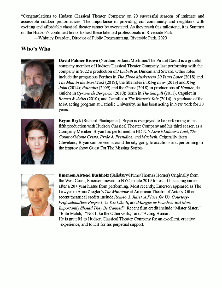 Margaret 2003 Program (page 5)
