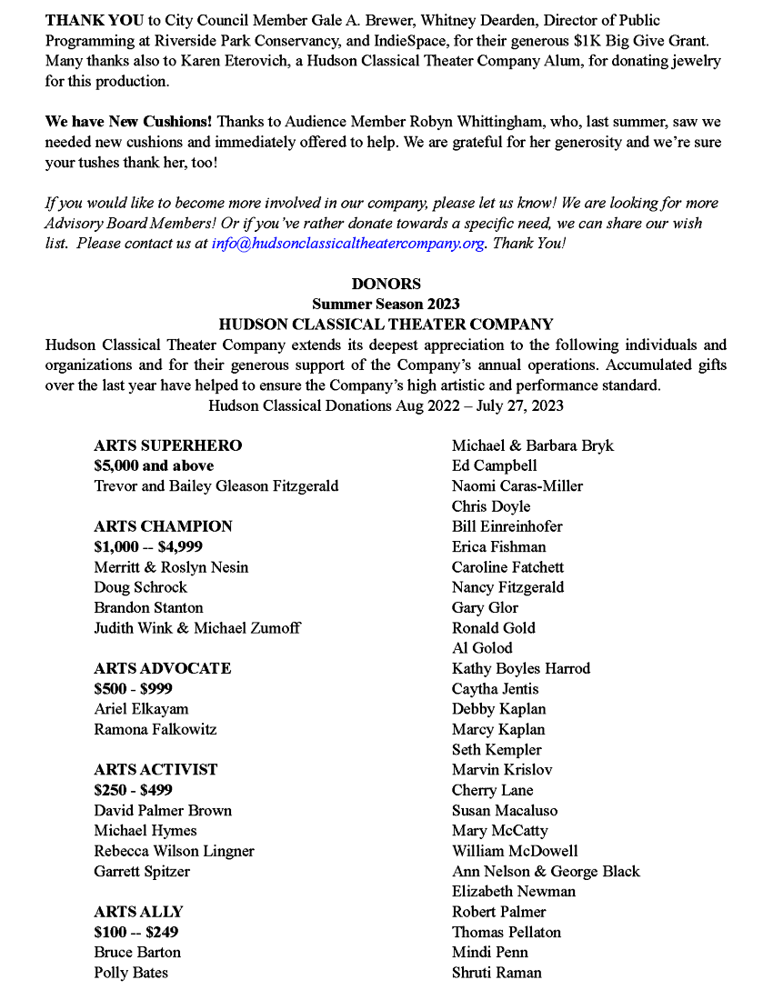 Margaret 2003 Program (page 13)