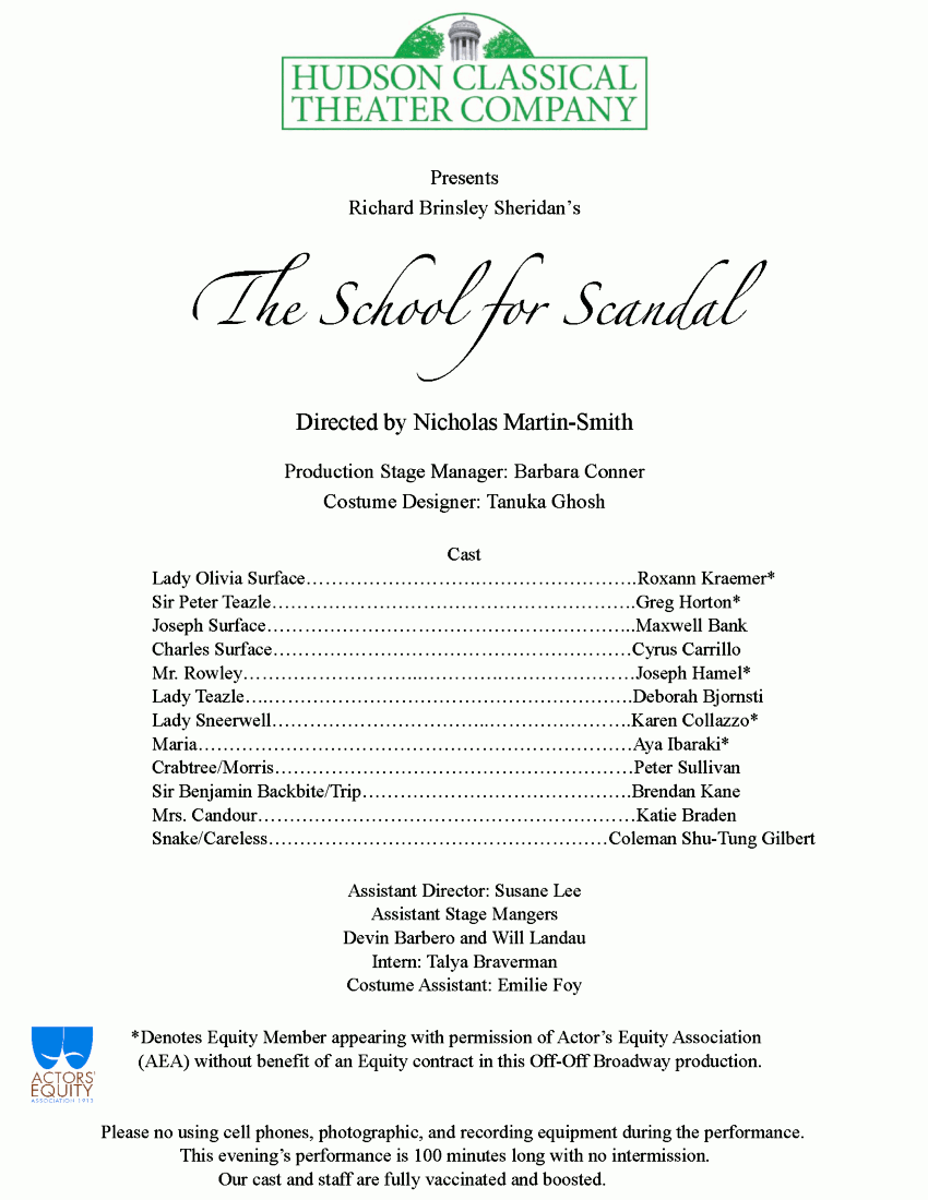 Scandal 2003 Program (page 3)